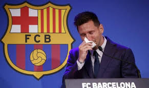 Messi ya yi hawaye saboda alhinin ficewa daga Barcelona