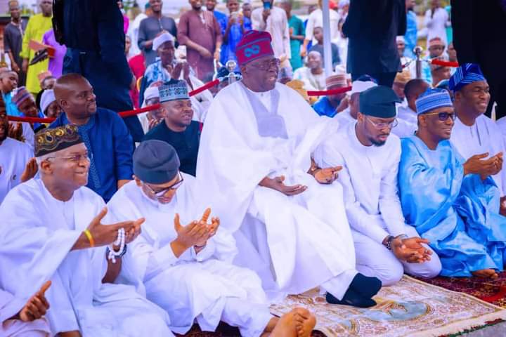 Babbar Sallah: Yadda Shugaba Tinubu ya halarci Sallar Idi