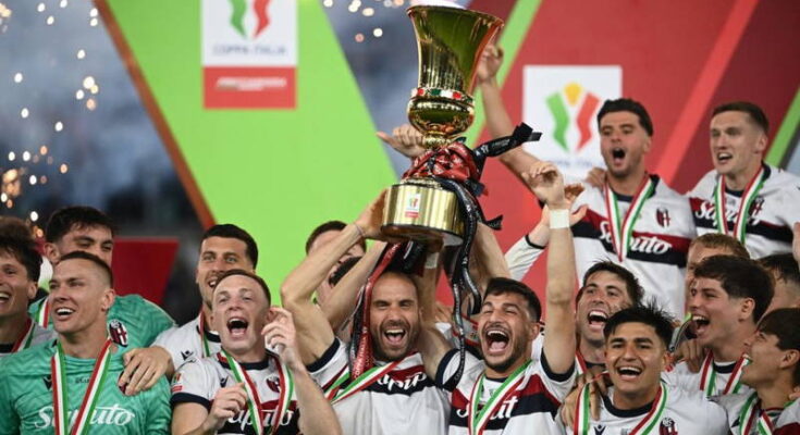  Bologna ta lashe kofin Italiya bayan doke AC Milan